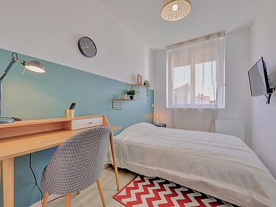 CHAMBRE A LOUER - LYON 4EME ARRONDISSEMENT - 9.96 m2 - 670€ charges comprises par mois