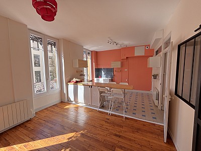 APPARTEMENT T1 A LOUER - VILLEURBANNE - 48.79 m2 - 813€ charges comprises par mois
